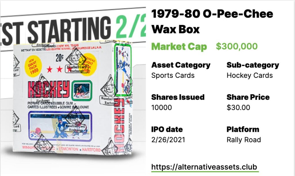 1979-80 O-Pee-Chee Wax Box on Rally