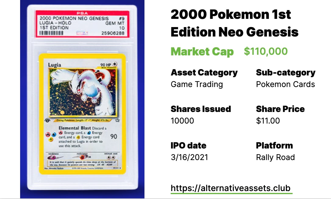 2000 Pokemon 1st Edition Neo Genesis Lugia Holo