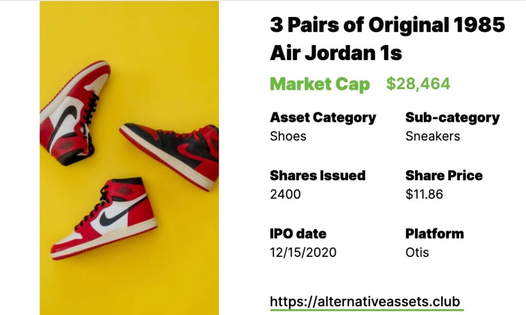 Sneakers Investing - Air Jordans 1s II, Nike x Artist Collection (Kaws, Futura, Tom Sachs), and Air Jordan 1 Modern Classics