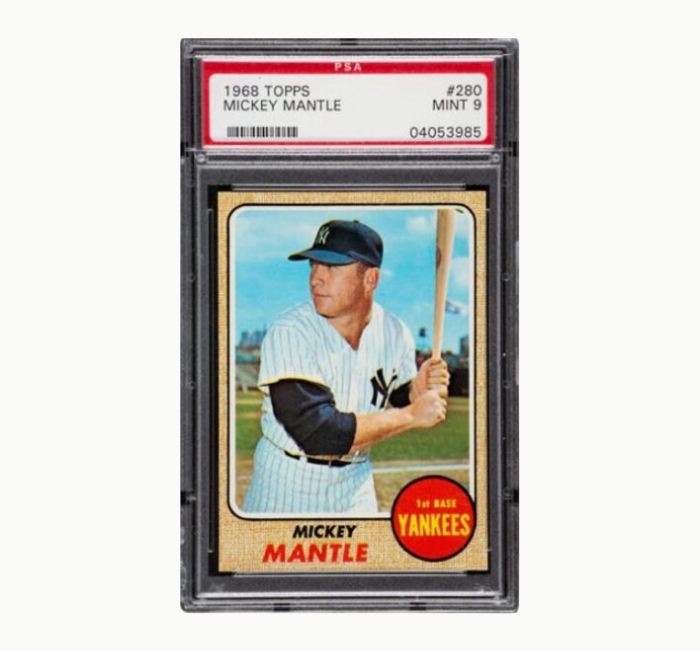 Mickey Mantle 1968 Topps