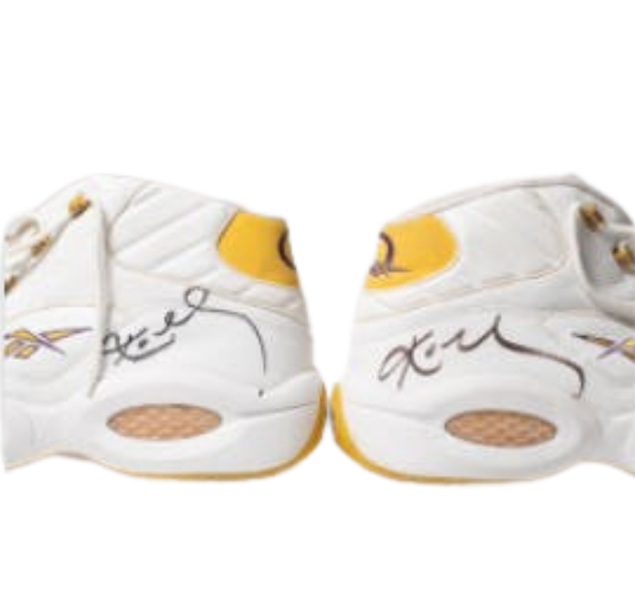 Kobe Bryant Game Worn and Signed Sneakers
