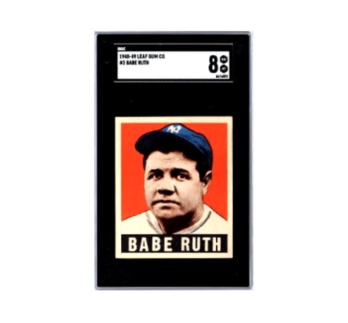 1948 Leaf Babe Ruth SGC 8