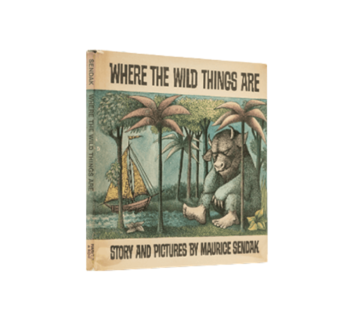 1st edition of where the wild things are book
