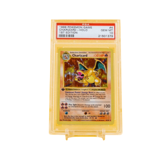 image of charizard pokemon card first edition