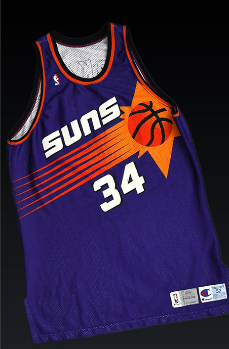 Vintage Original ADIDAS Barkley 1993-1994 Phoenix Suns #34 Stitched Jersey