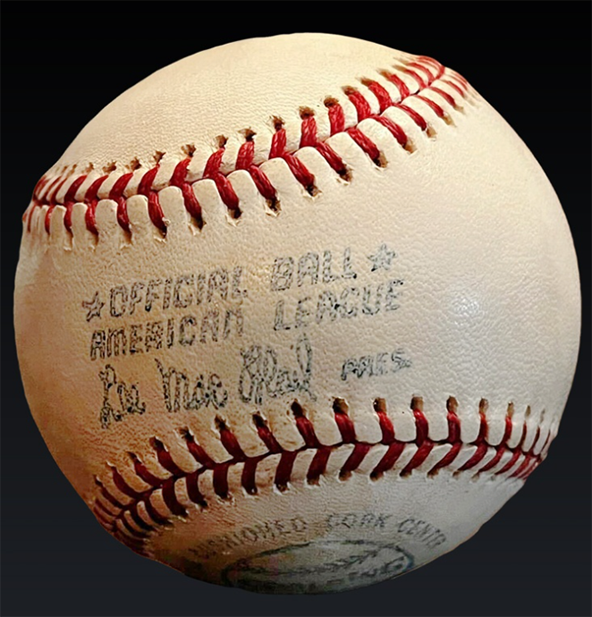 Sold at Auction: Mookie Betts single signed and inscribed baseball