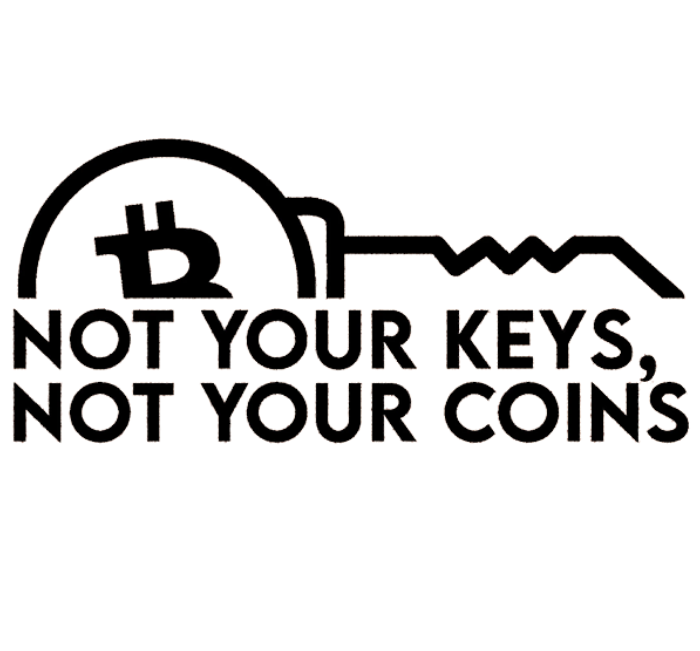 not your keys not your coins