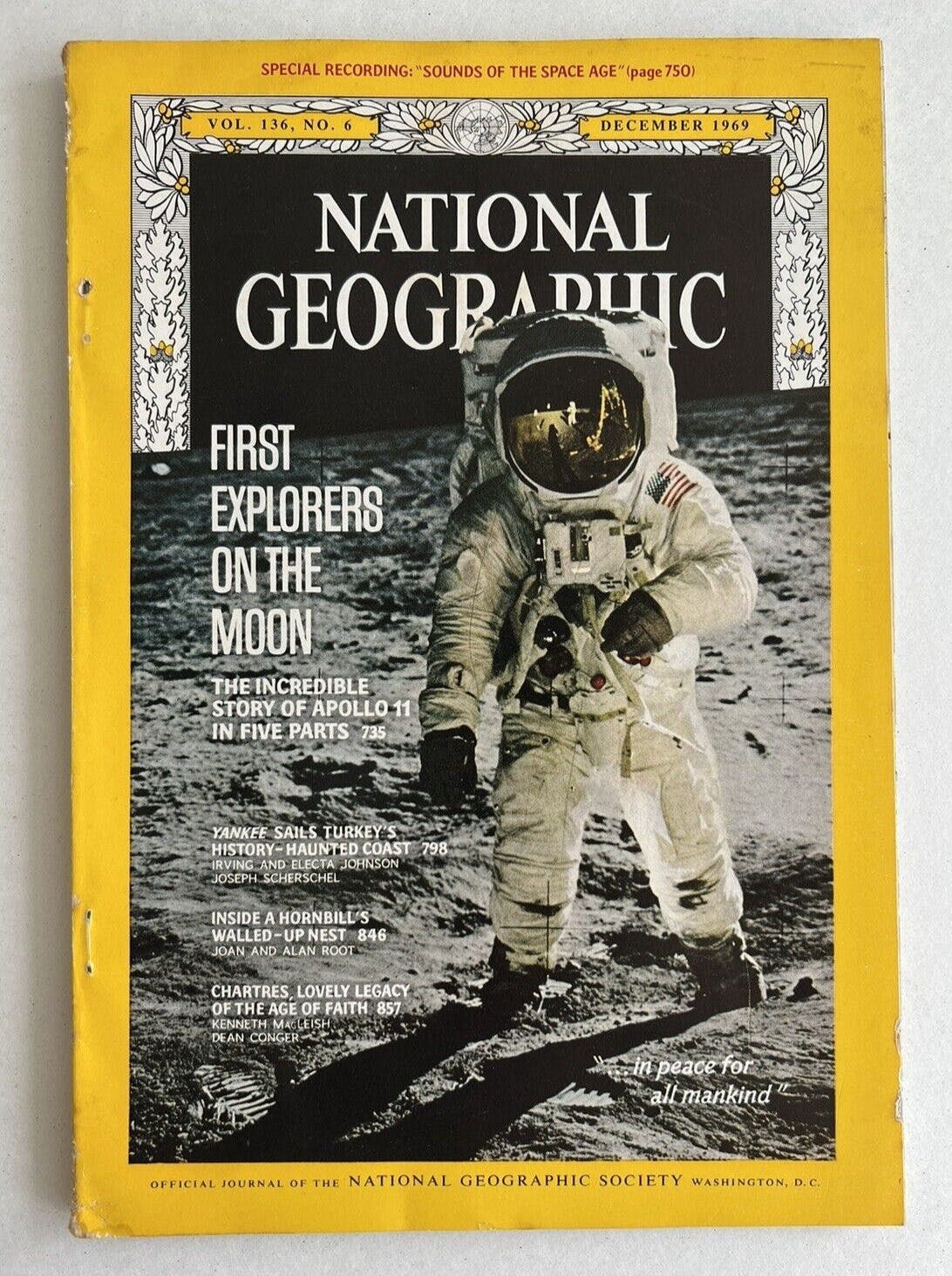 national geographic magazine moon landing